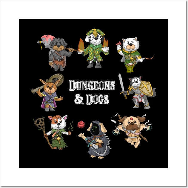 Dungeons And Dogs Wall Art by Bingeprints